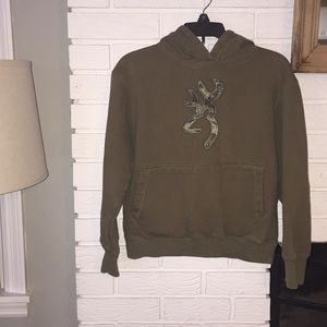 Camo & green Browning hoodie